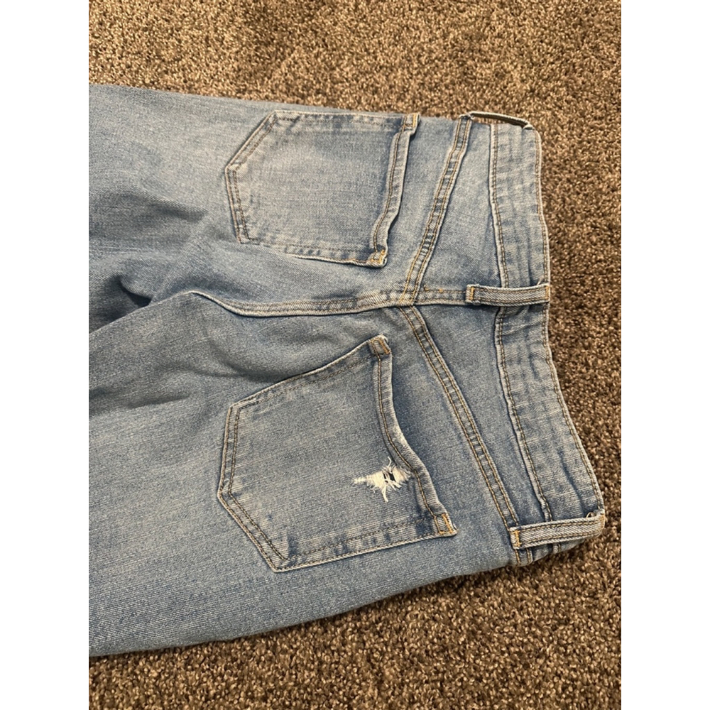 Old Navy OG Straight Jeans Women's Size 0 Light Blue - Picture 6 of 9